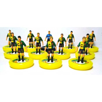 Subbuteo Andrew Table Soccer Manchester United 1992-94 away kit on WSB Professional Bases